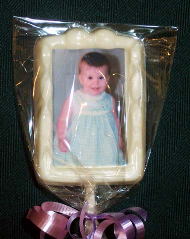 Bow Picture Frame Lollipop